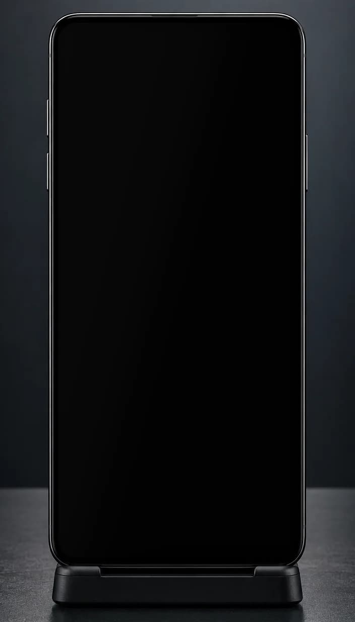 Concept mockup of a smartphone on a desk with the live Oyren workspace on its screen