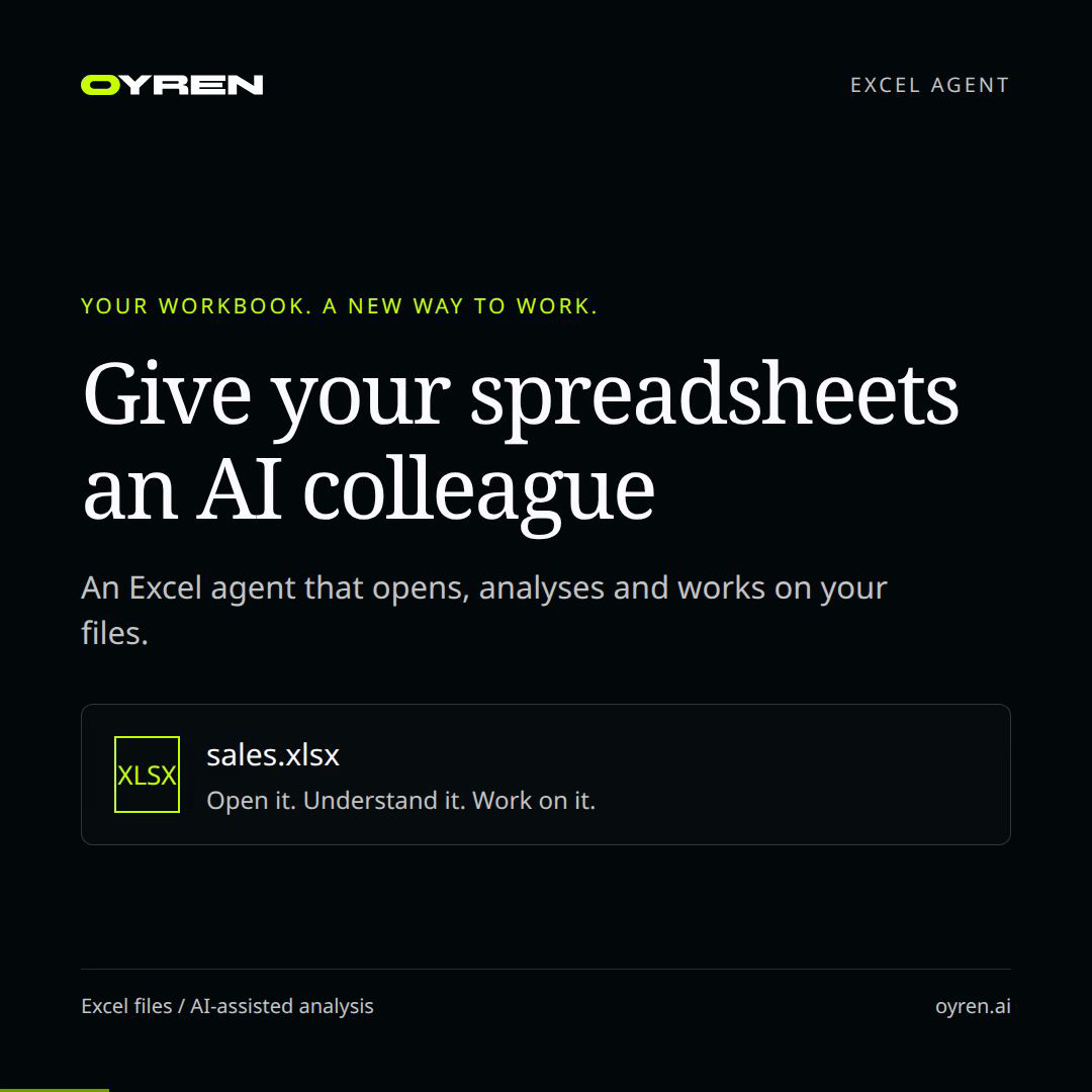 Spreadsheets use-case poster