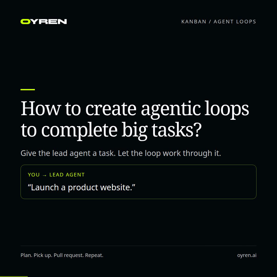 Agent loops use-case poster